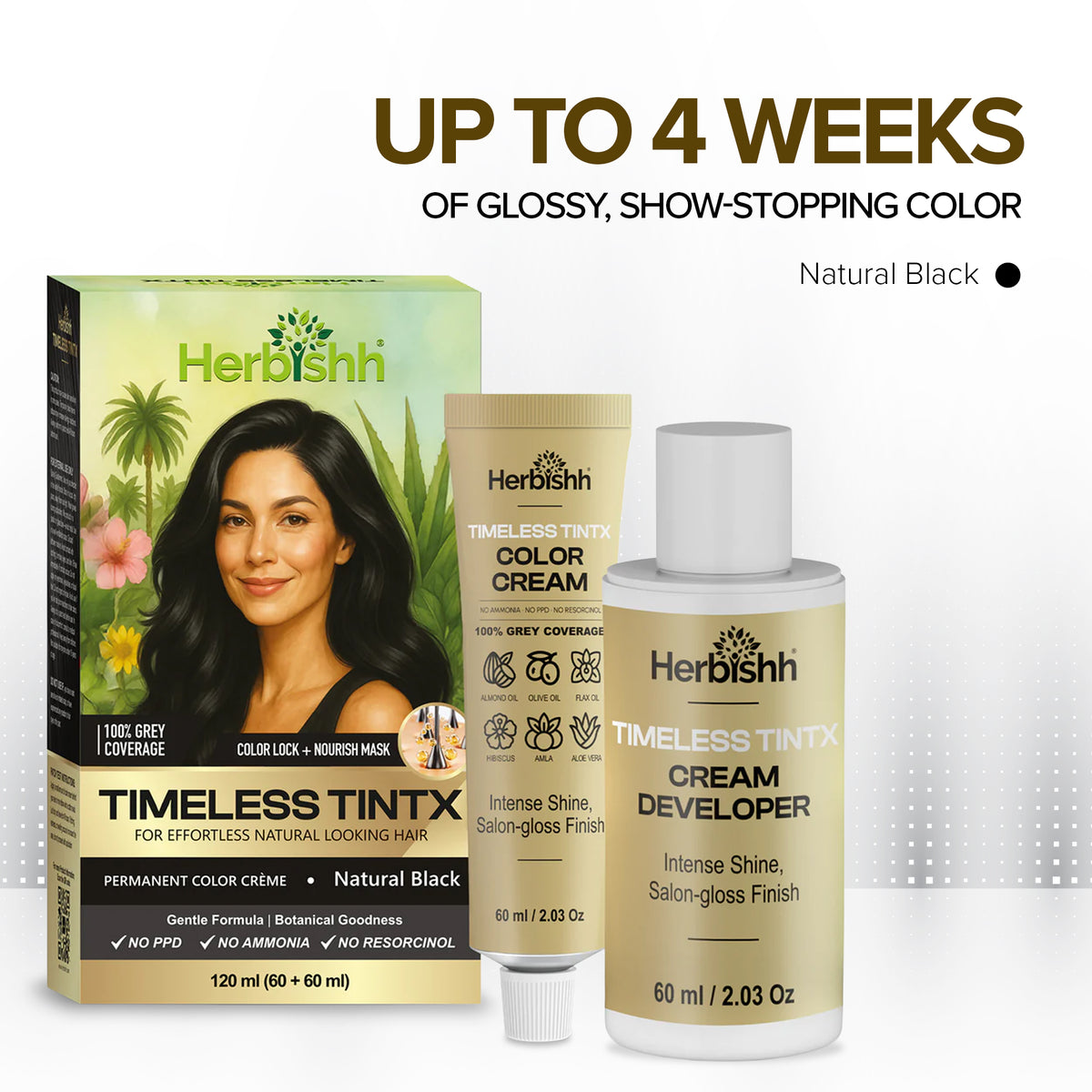 Timeless TintX Permanent Hair Color Cream- 120ml