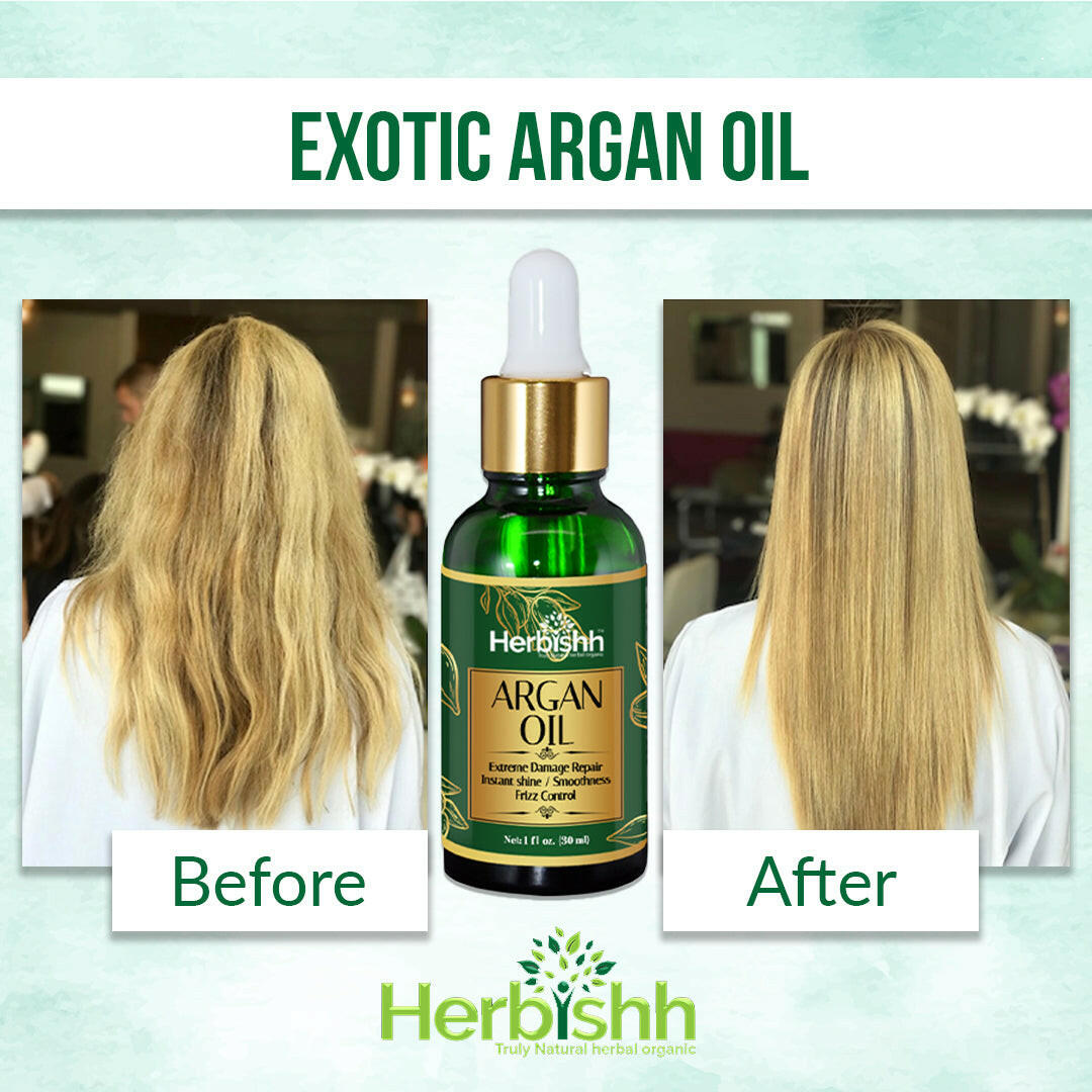 Herbishh Organic Argan Hair Oil Hair Oil.