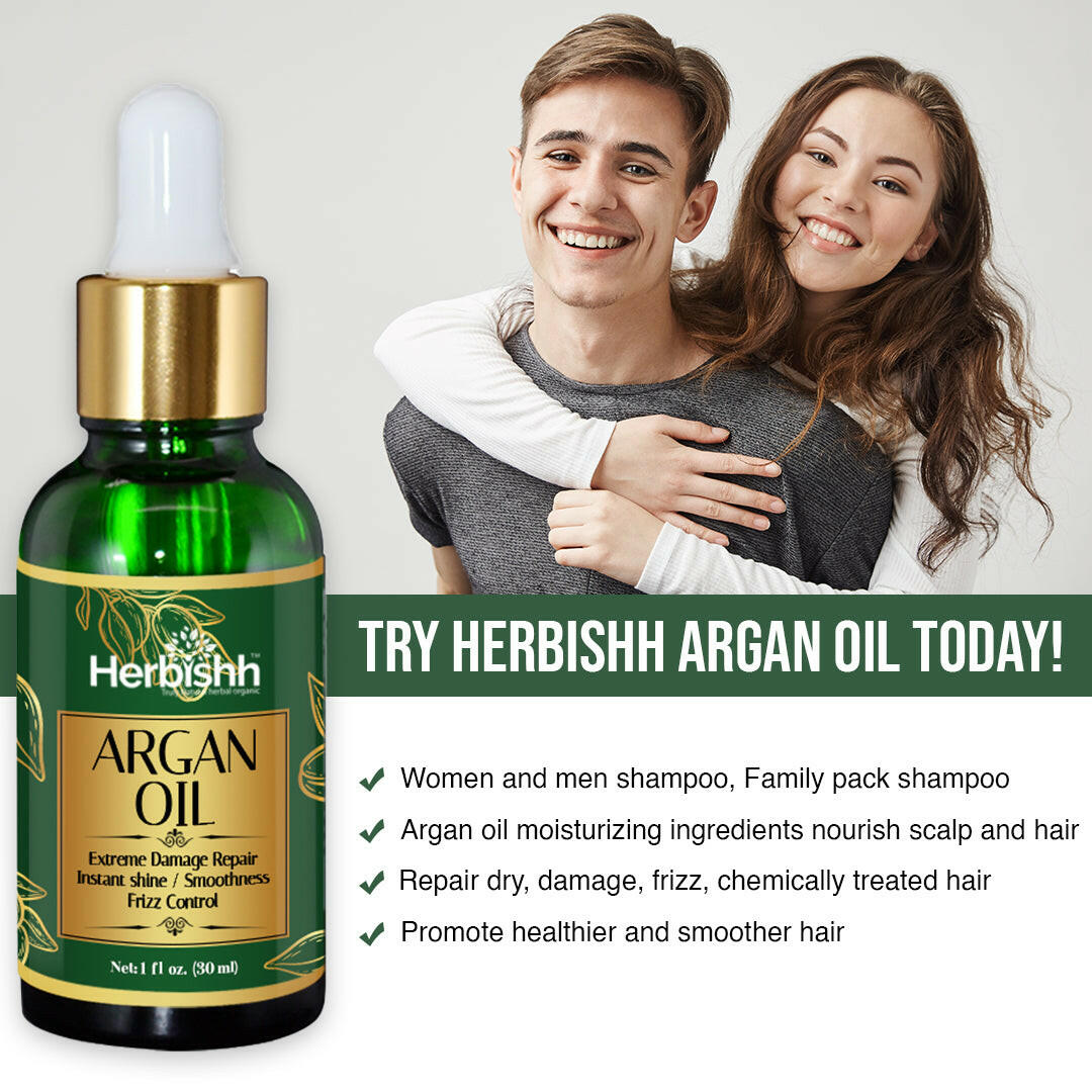 Oil You Need is Love . Organic Argan Hair Oil - Herbishh