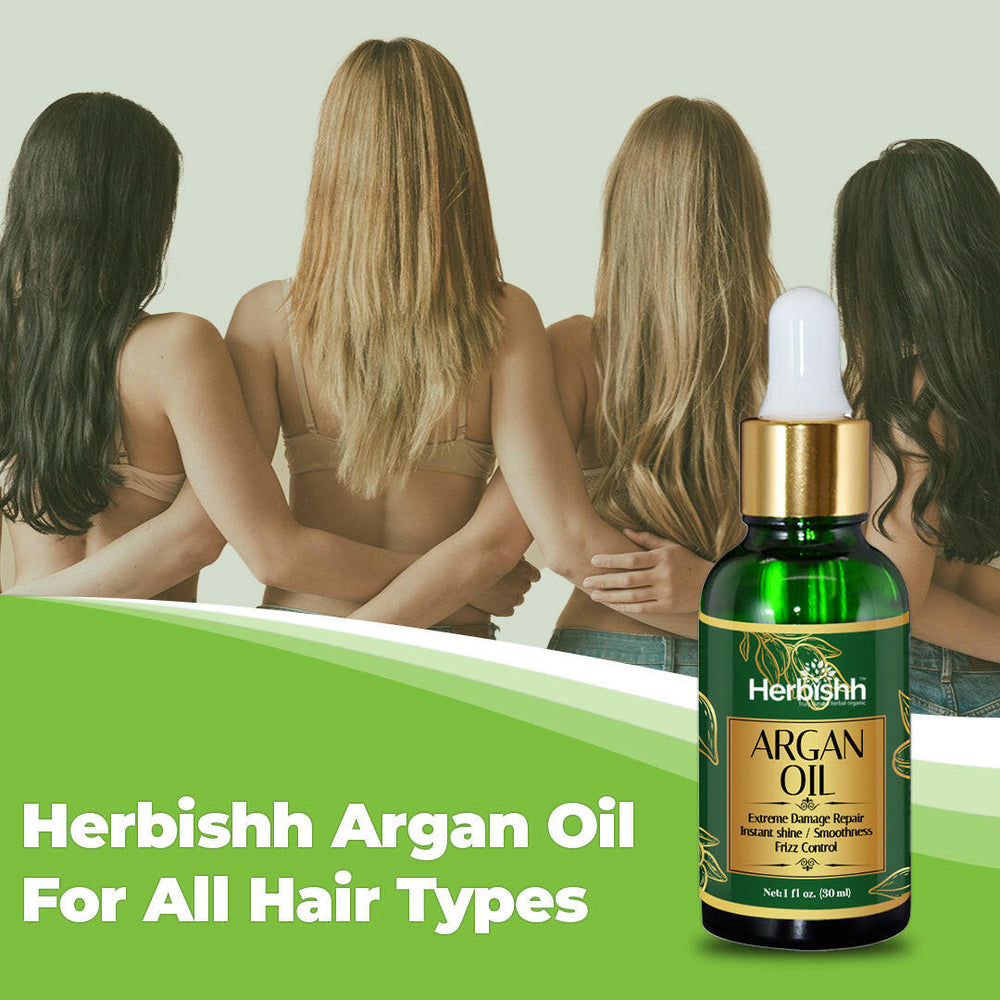 Herbishh Organic Argan Hair Oil Hair Oil.
