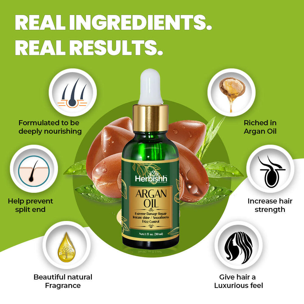 Oil You Need is Love .Organic Argan Hair Oil - Herbishh