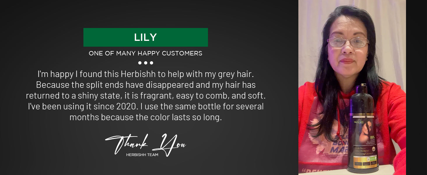 Black Hair Color Shampoo-500ml