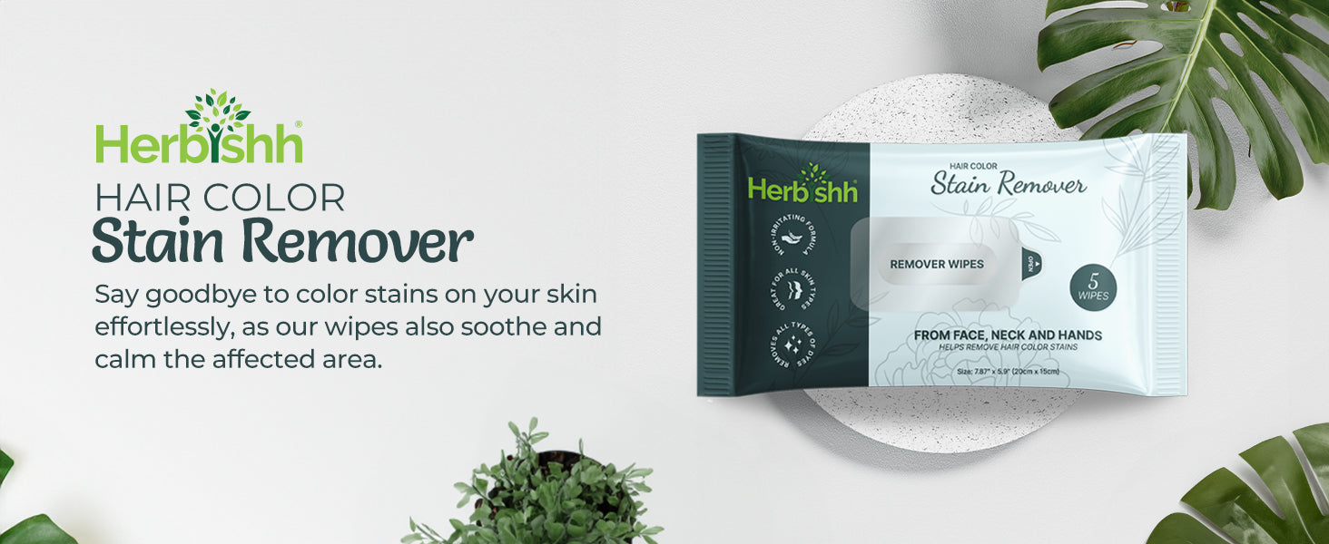 500ml Hair Color Shampoo & Stain Remover Wipes