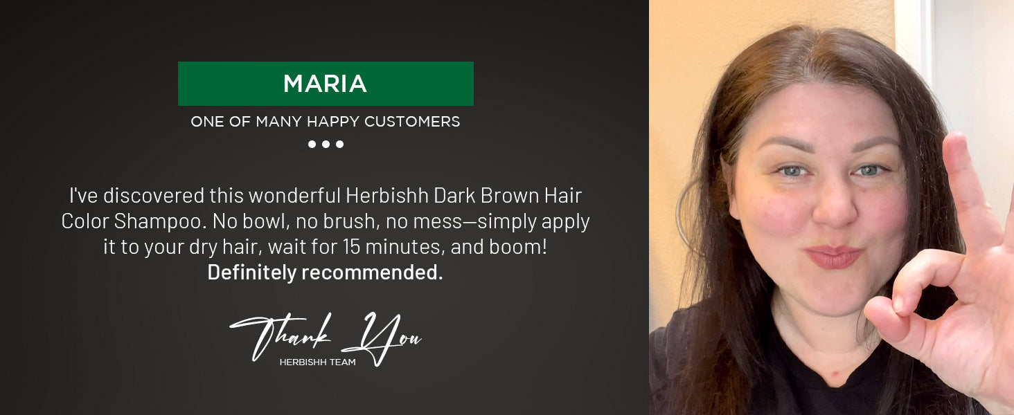 Dark Brown Hair Color Shampoo- 500ml