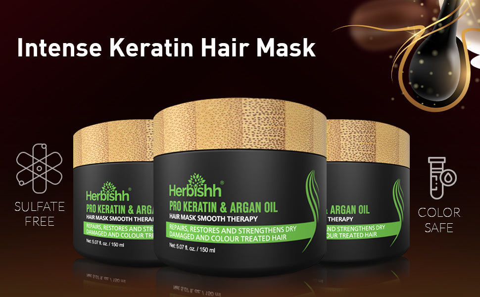 Hair Color Shampoo, Hair Mask & Argan Oil Serum combo