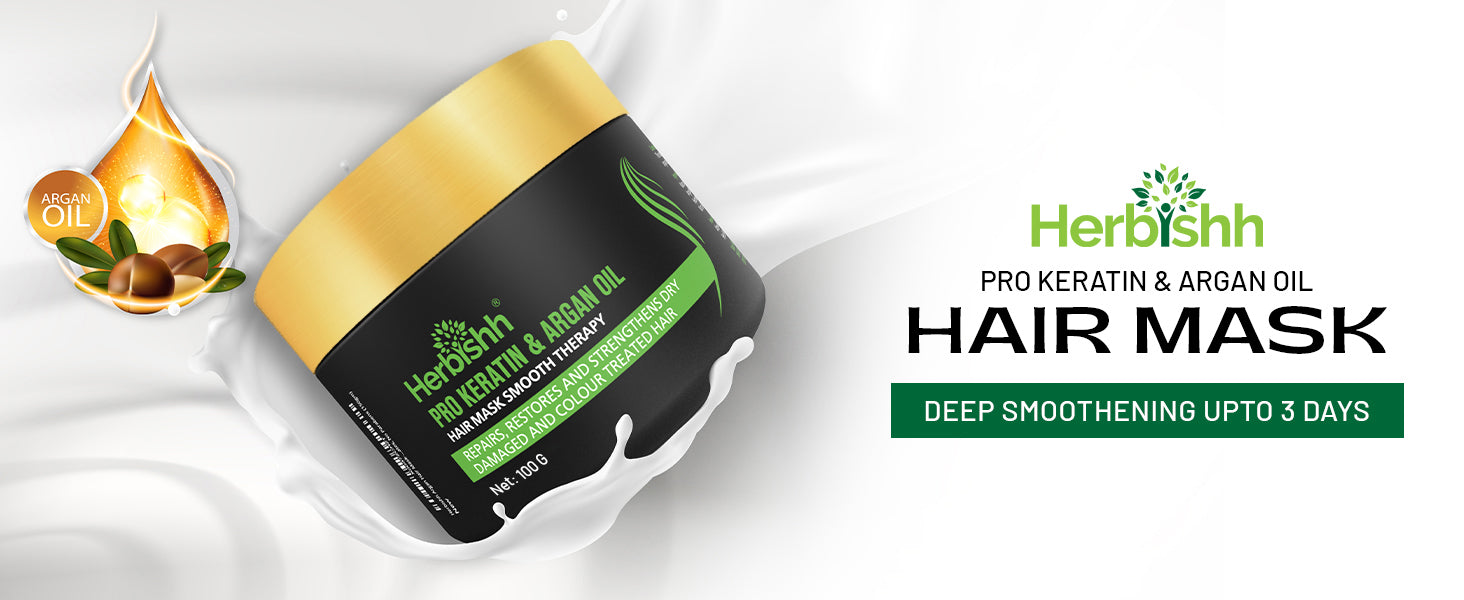 Pro Keratin Argan Hair Mask- 100 Gm