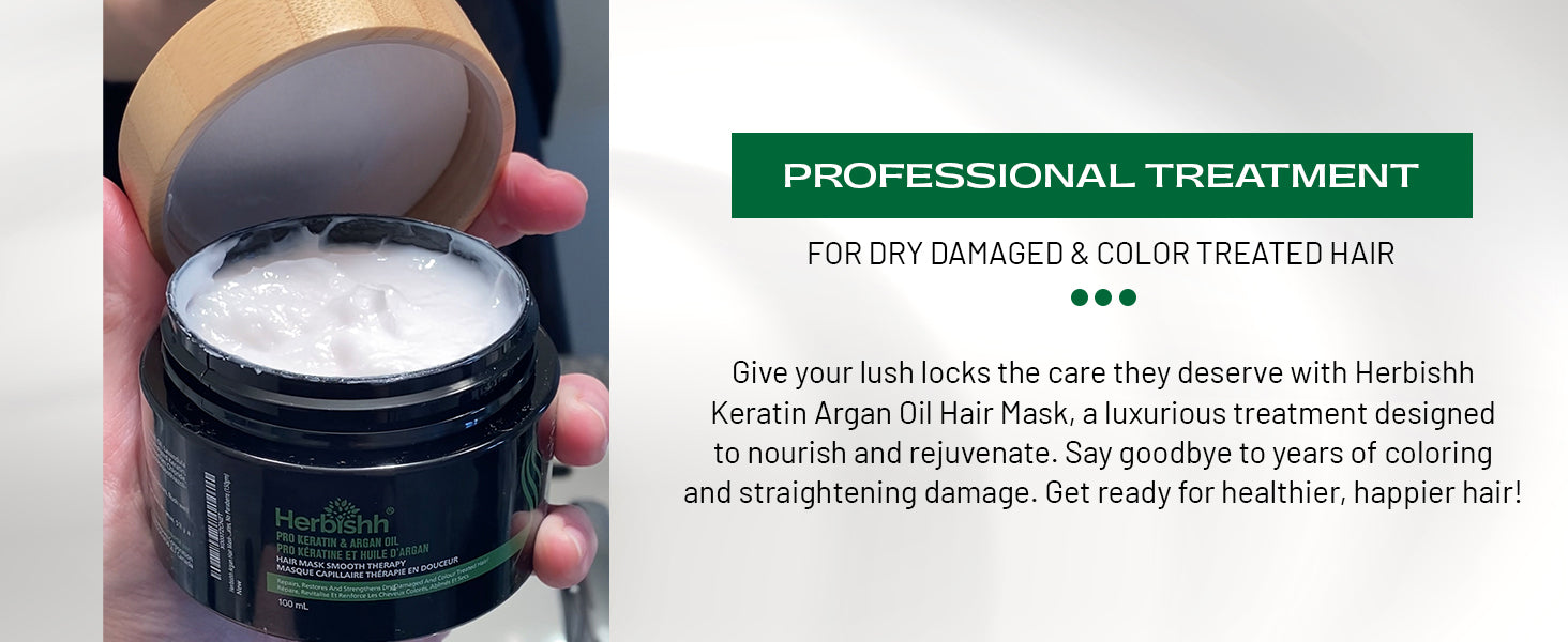 Pro Keratin Argan Hair Mask- 100 Gm