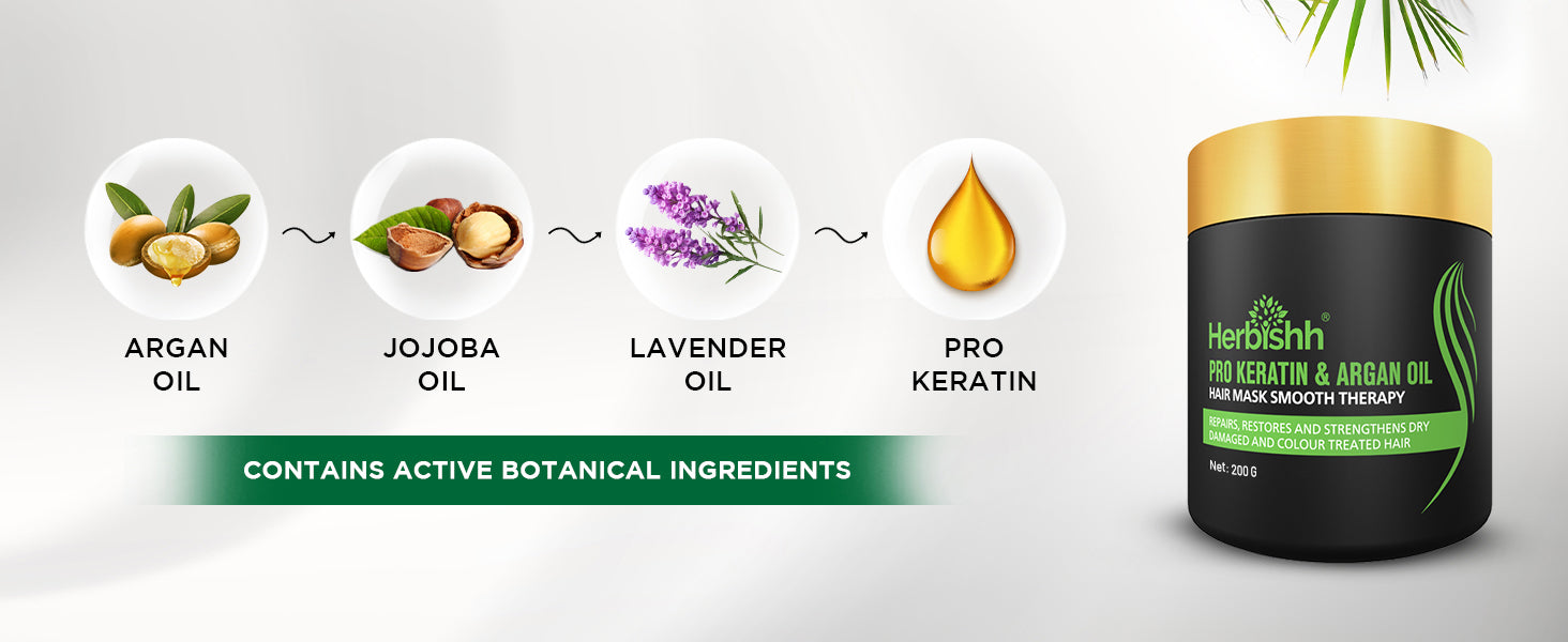 Pro Keratin Argan Hair Mask -200 Gm