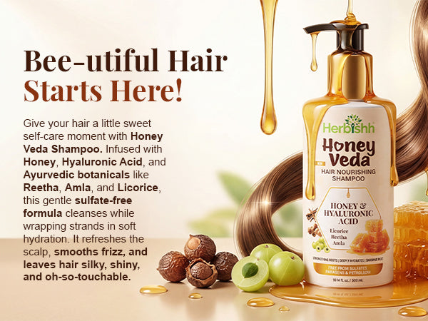 Honey Veda Hair Nourishing Shampoo