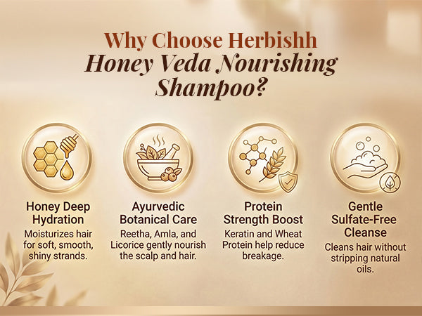 Honey Veda Hair Nourishing Shampoo