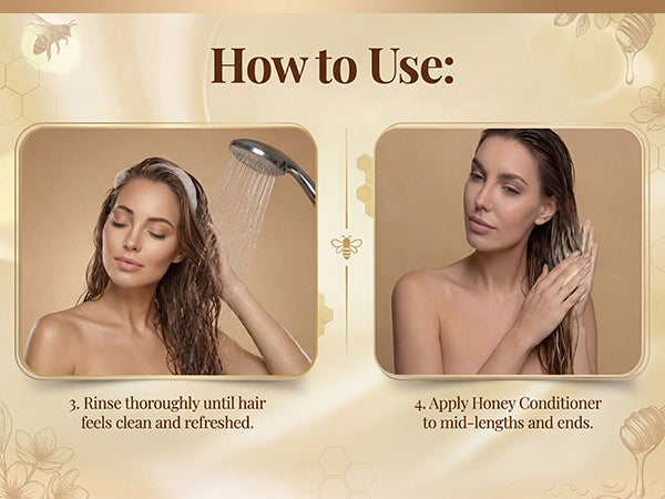 Honey Veda Shampoo and Conditioner Duo