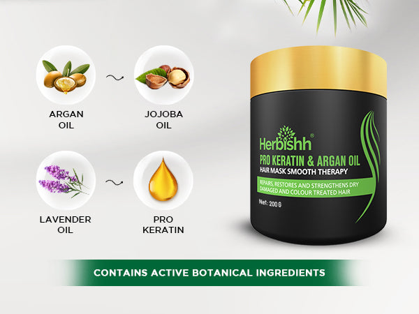 Pro Keratin Argan Hair Mask -200 Gm