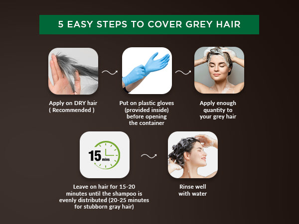 Chestnut Brown Hair Color Shampoo-500ml