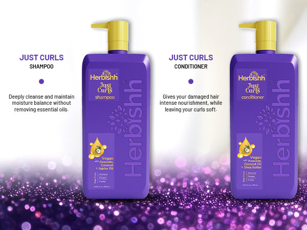 Just Curls Shampoo & Conditioner Set - Herbishh